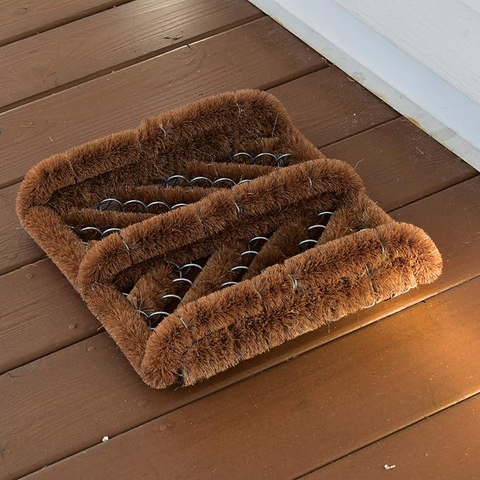 NINAMAR Natural Coir Boot Scraper Door Mat - Image 2
