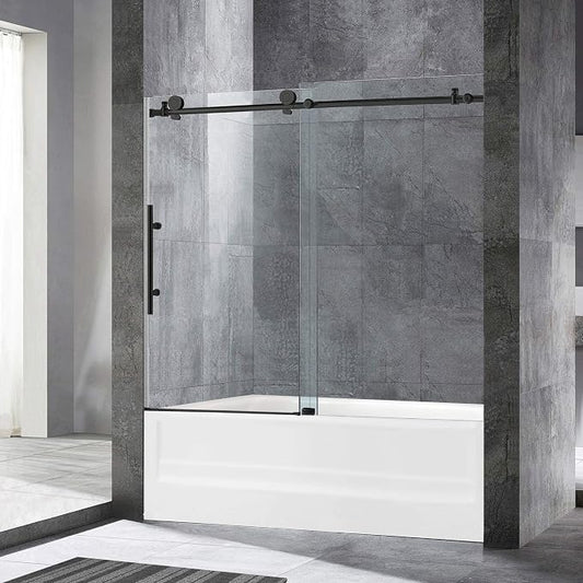 Woodbridge Frameless Bathtub Shower Doors 56-60" Width x 62" Height by WOODBRIDGE