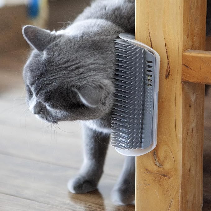 Cat Self Groomer, 2 Pack, Wall Corner Self Grooming Brush - Image 2