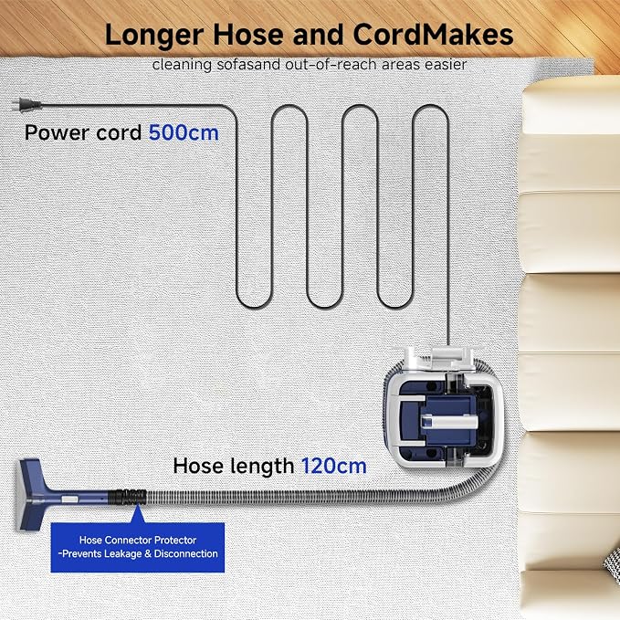 Portable Carpet Cleaner & Upholstery Cleaner Machine - Image 6
