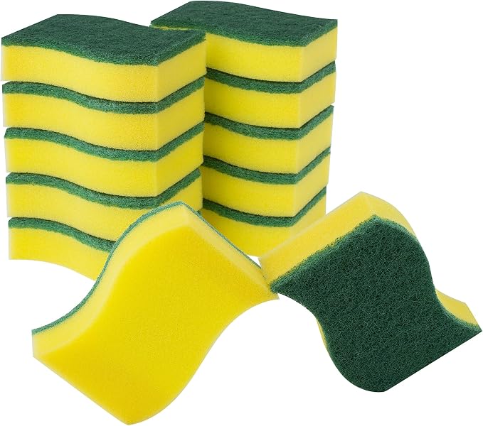 Heavy Duty Scrub Sponges by SCRUBIT – Kitchen Dish, Sink and Bathroom Cleaning - Image 6
