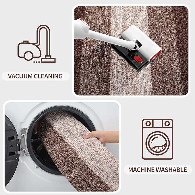 Kitinjoy Indoor Outdoor Door Mat, 59x20 Non-Slip Absorbent Dirt Trapper - Image 5