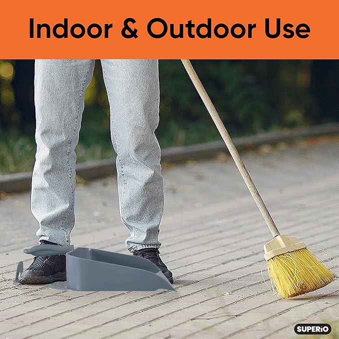 Superio Heavy Duty Plastic Step-on Dustpan - Image 5