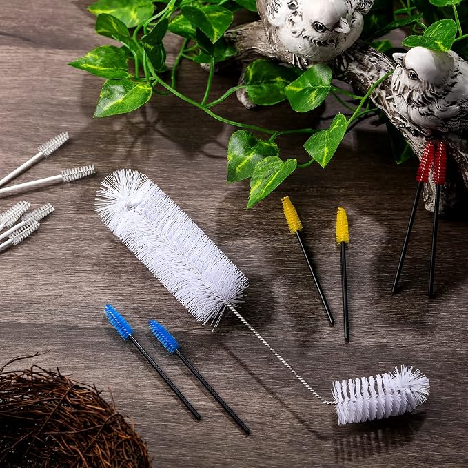 Hummingbird Feeder Cleaning Brush 19 Pieces 3 Size Mini Nylon Double Headed 2 - Image 7
