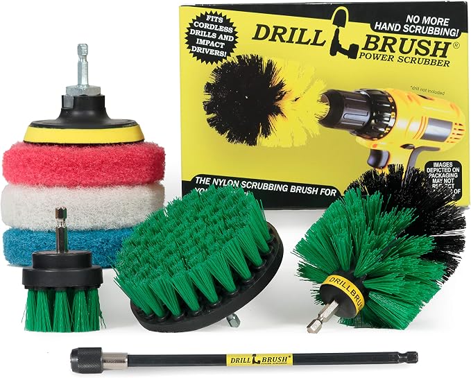 Household Cleaning Supplies by Drillbrush