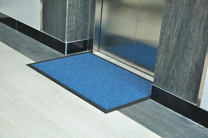 Kempf Water Retainer Entrance Mat, Indoor Outdoor Rubber Rug, Moisture Trapping - Image 4
