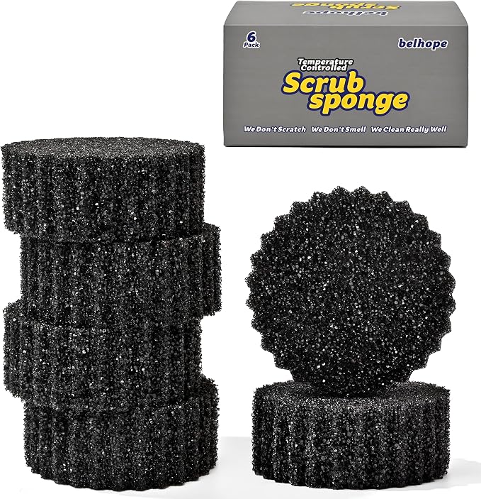 belhope Black Scrub Sponges by BelHope