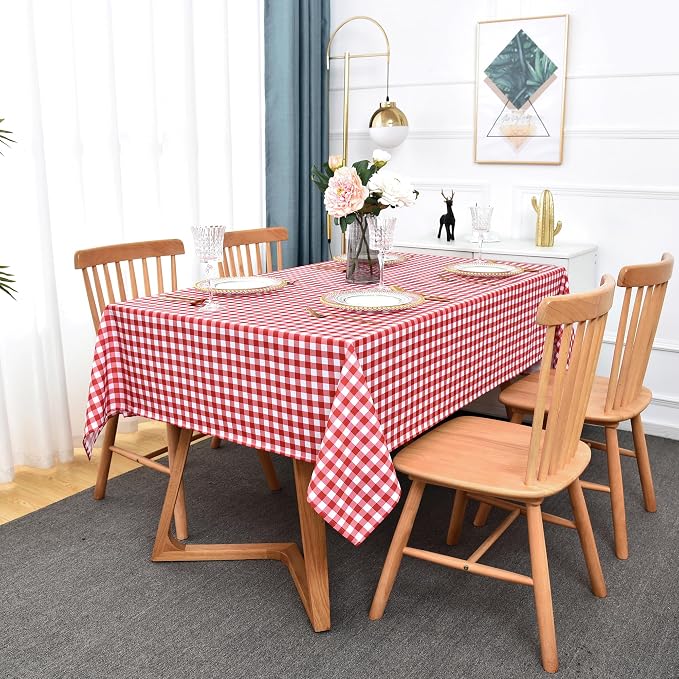 Classic Gingham Tablecloth Fabric - Image 4