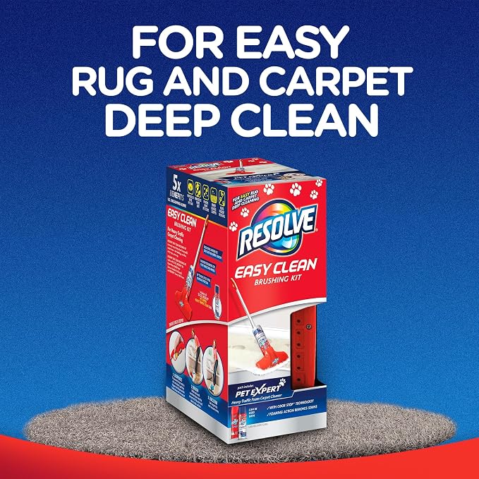 Resolve Pet Expert Easy Clean Carpet Foam Spray Refill, 2 Piece Set, Stain and - Image 3
