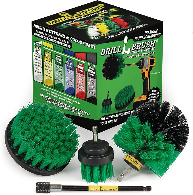 Drill Brush Household Cleaners by Drillbrush