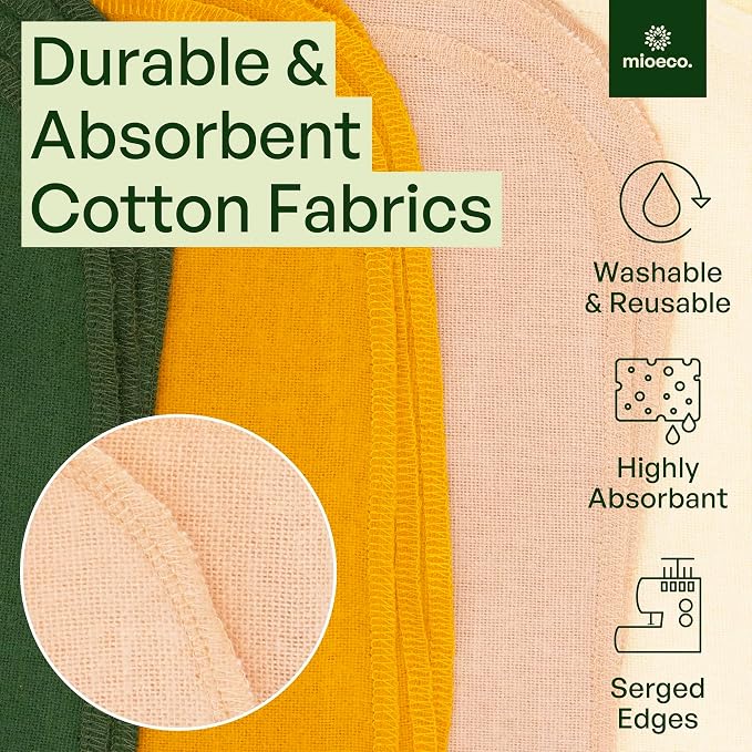 24 Pack Multicolored Reusable unPaper Towels - Image 4