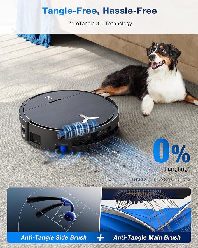 ECOVACS DEEBOT X9 PRO Omni Robot Vacuum and Mop, 600Pa Blast Suction, OZMO - Image 6