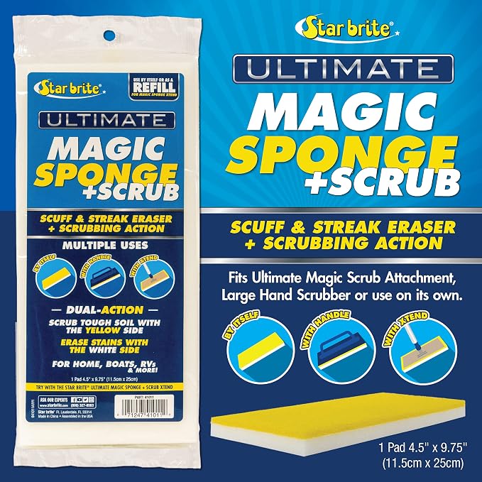 STAR BRITE Ultimate Magic Sponge + Scrub - Image 2