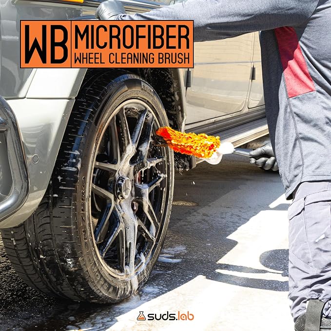 Suds Lab WB Premium Microfiber Cleaning Wheel Brush - Image 7