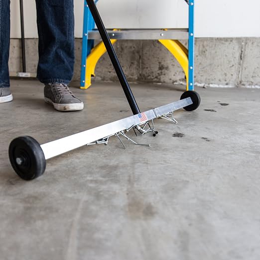 Master Magnetics Magnet Sweeper, 27” Wide Push-Type Mini Magnetic Broom - Image 5