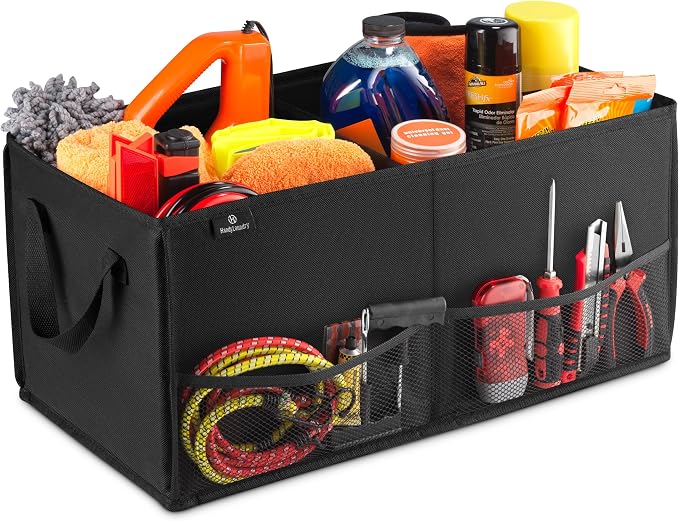 Handy Laundry Fold-Away Car Trunk Organizer – Non-Slip Securing Fasteners – 22 by Handy+Laundry