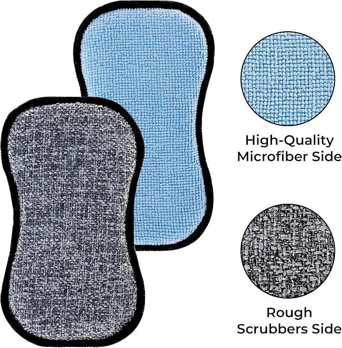 GRANNY SAYS Sponges Kitchen for Washing, Dish Washing Scrubbers, Scrubbing Pad - Image 3
