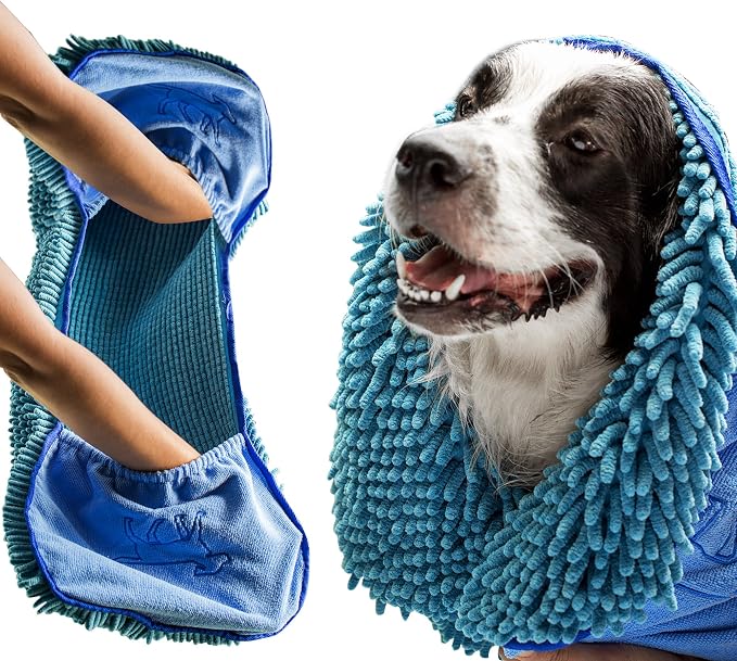 Tuff Pupper Quick Dry Towel for Dogs | Ultra Absorbent Microfiber Shammy | - Image 4