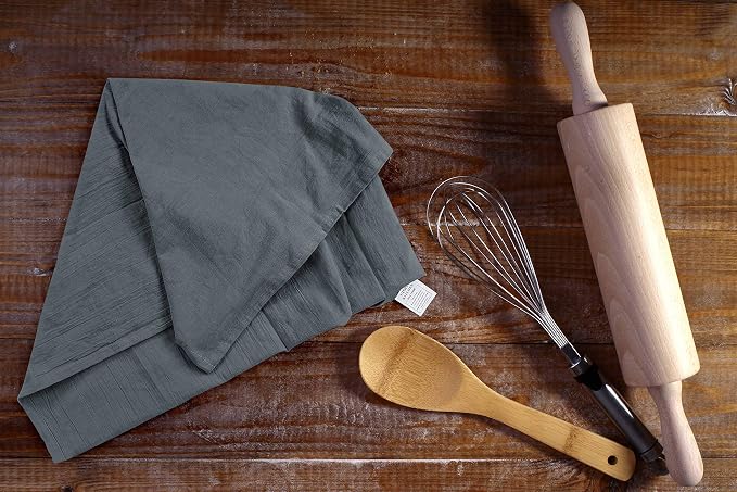 Utopia Kitchen Light Grey Flour Sack Towels 100% Cotton Tea Towels - Image 8