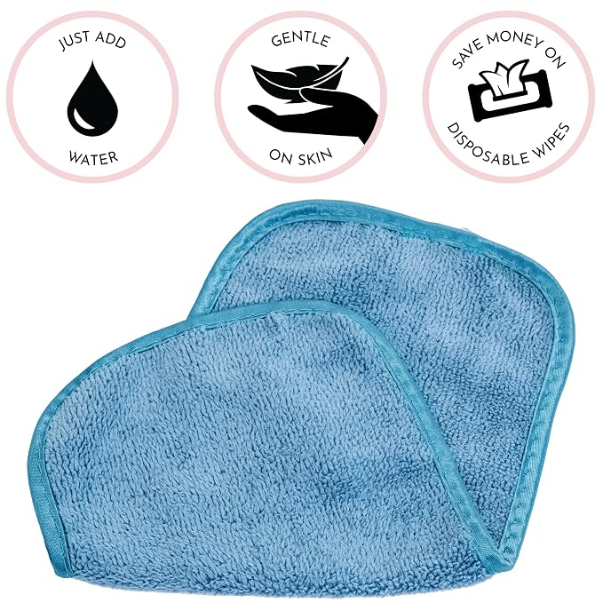 S&T INC. Makeup Remover Wipes for Skin Care, Reusable Makeup Wipes or Face - Image 2