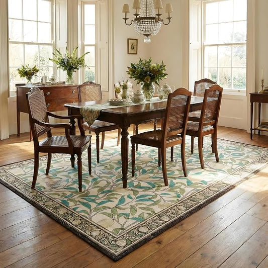 GarveeHome Boho Leaf Area Rugs 9x12 Living Room, Large Rugs - Image 2