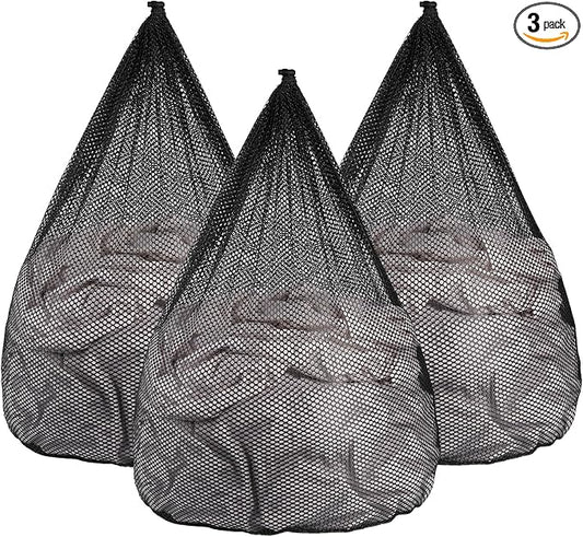 3Pcs Mesh Laundry Bags Washing Machine Mesh Wash Bags Jumbo by OKAKA