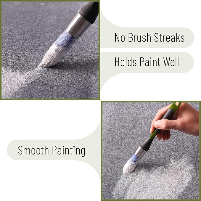 Bates- Trim Paint Brush, 0.6" Inch, Trim Brushes - Image 5