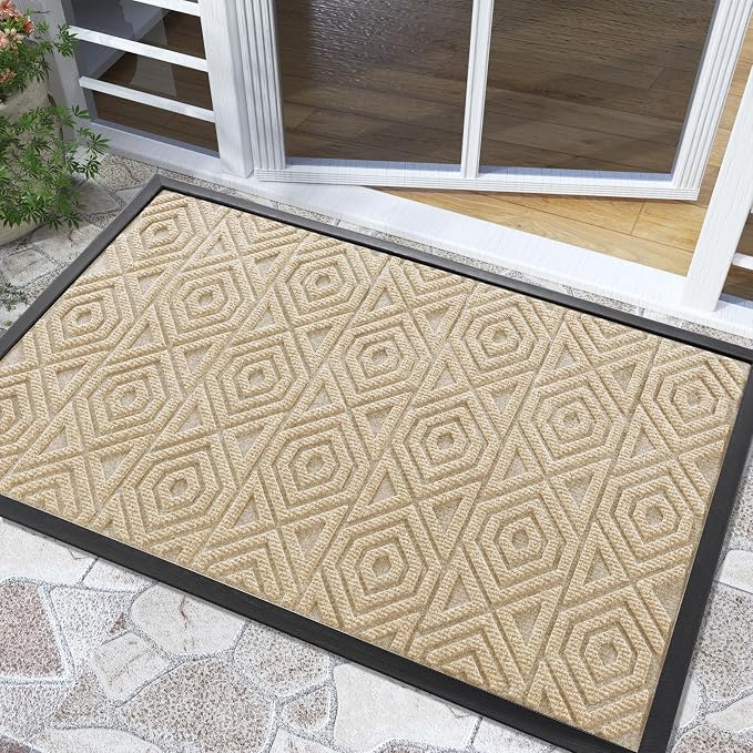 Yimobra Door Mat, Outdoor Indoor Entrance Welcome Mat, Heavy Entry Front Door by Yimobra