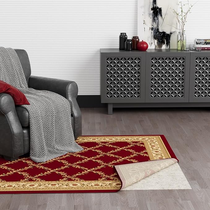 Ottomanson 6' x 7'8" Non-Slip Rug Pad Gripper 1/12 Inch Ultra Thin Dual Surface - Image 10
