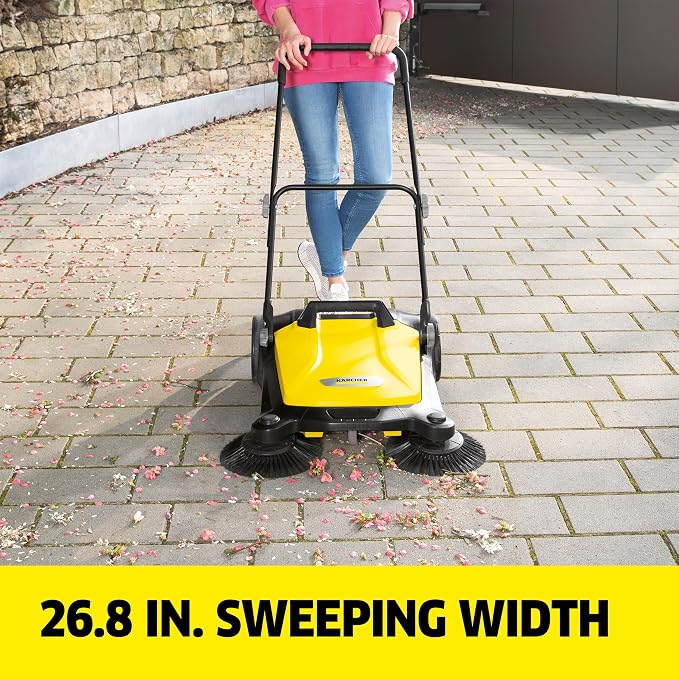 Kärcher Walk Behind Outdoor Push Sweeper S 4 Twin - Image 4