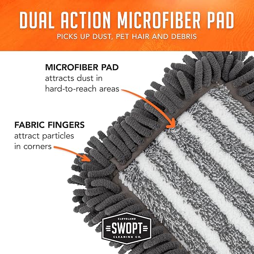 SWOPT 18” Microfiber Dust Mop Head - Image 8