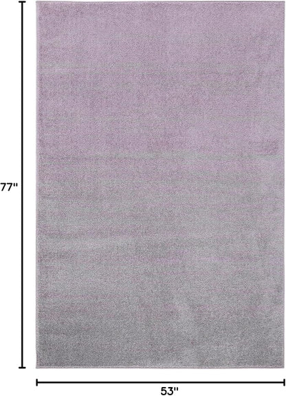 SAFAVIEH Adirondack Collection Accent Rug - 4'5" x 6'5", Purple & Green, Modern Ombre Design, Non Shedding & Easy to Clean, Ideal for Living Room, Bedroom, Office, Dining Space (ADR113V)