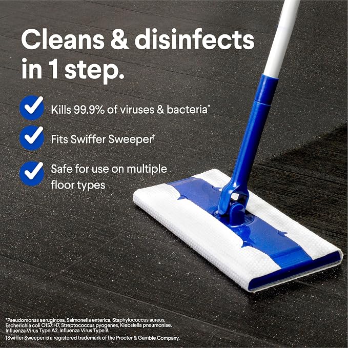 Clorox Scentiva Disinfecting Wet Mopping Cloths, Coconut and Waterlily - Image 6