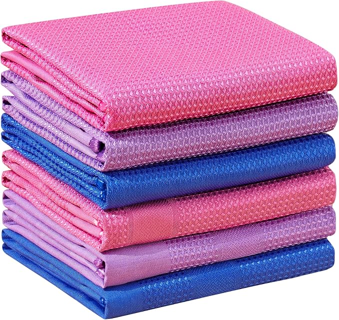 JOYMOOP Microfiber Waffle Weave Cleaning Cloth, Highly Absorbent Kitchen Towels by JOYMOOP