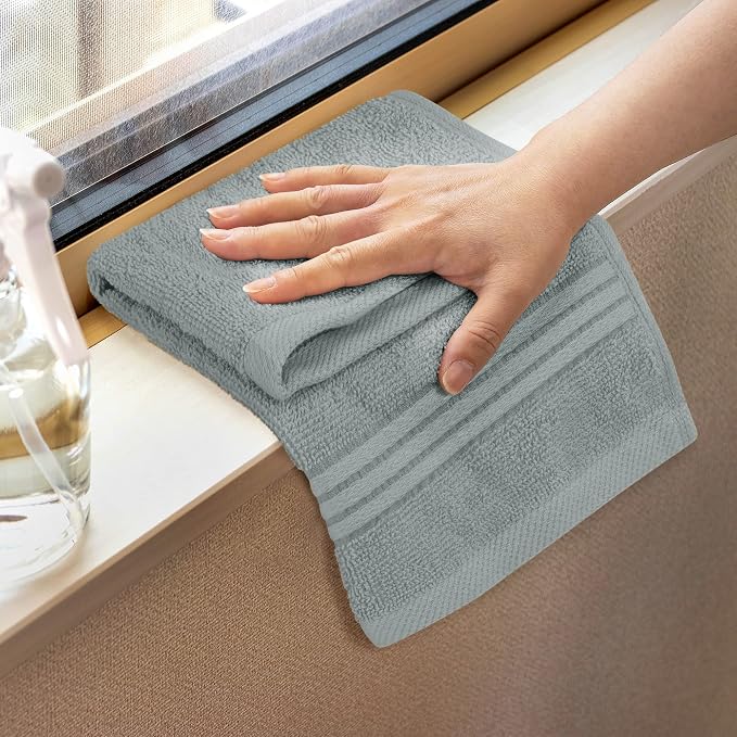 Utopia Towels Wash Cloths Set, 12 by 12 Inches, 100% Cotton Ring Spun, Highly - Image 3