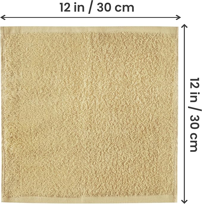 Utopia Towels 24 Pack Cotton Washcloths Set, 100% Ring Spun Cotton, Highly - Image 2