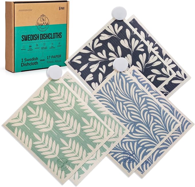 Harps&Seb Swedish Dishcloths for Kitchen Dishcloths by HarpsSeb
