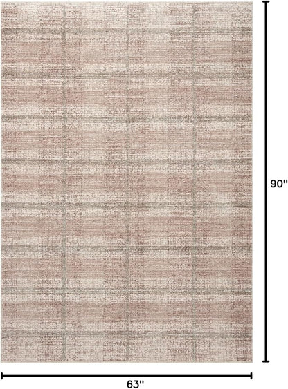 Loloi Angela Rose Ember Collection EMB-06 Clay/Mist 5'-3" x 7'-6" Area Rug