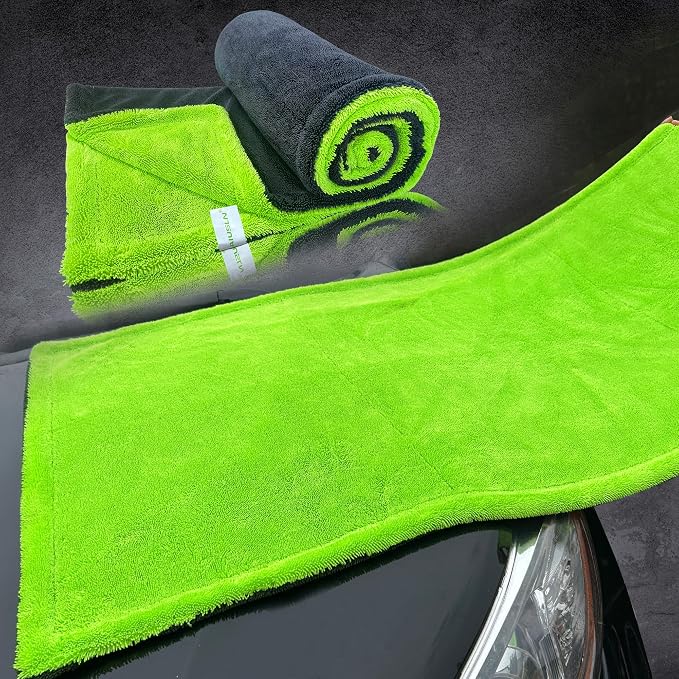 1400 GSM Car Drying Towel-48’’x24’’Extra Large Super Absorbent Twisted-Loop - Image 9