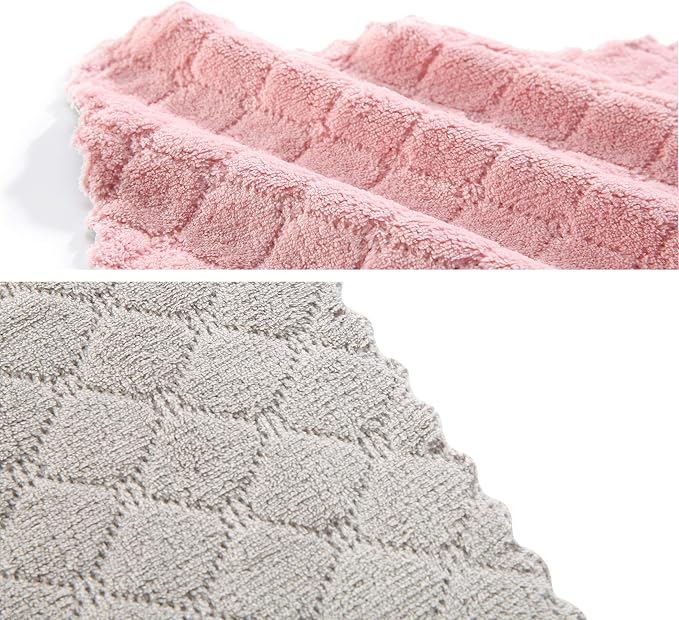 Hypermotion Microfiber Cleaning Cloth, Kitchen Towels, Double-Sided Microfiber - Image 5