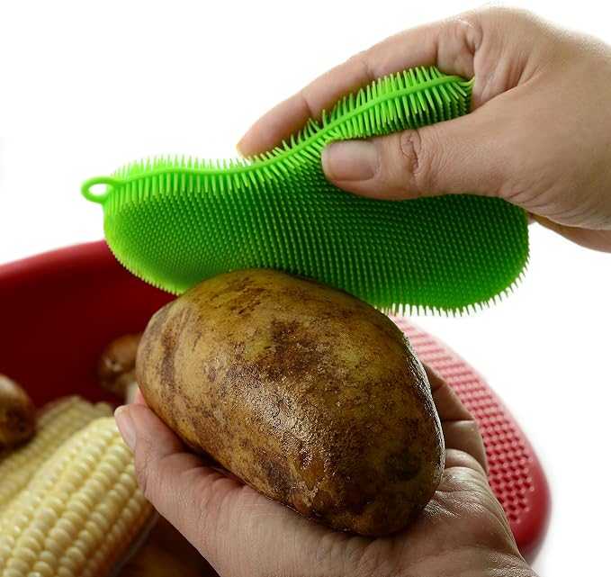 Norpro Silicone Bowtie Dish Brush - Image 4