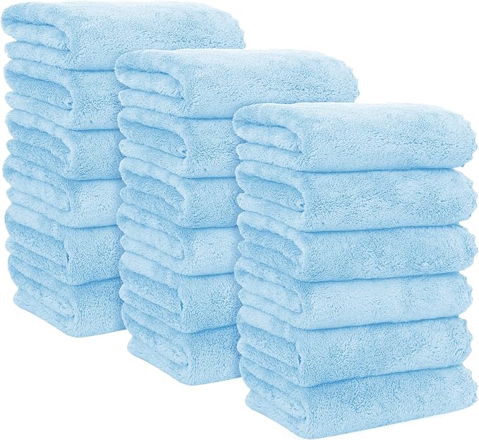 MOONQUEEN 18 Pack Premium Hand Towels by MOONQUEEN