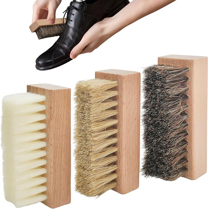 3 Small Shoe Cleaning Brush Set, Boots Sneaker Shoes Cleaner by Unknown