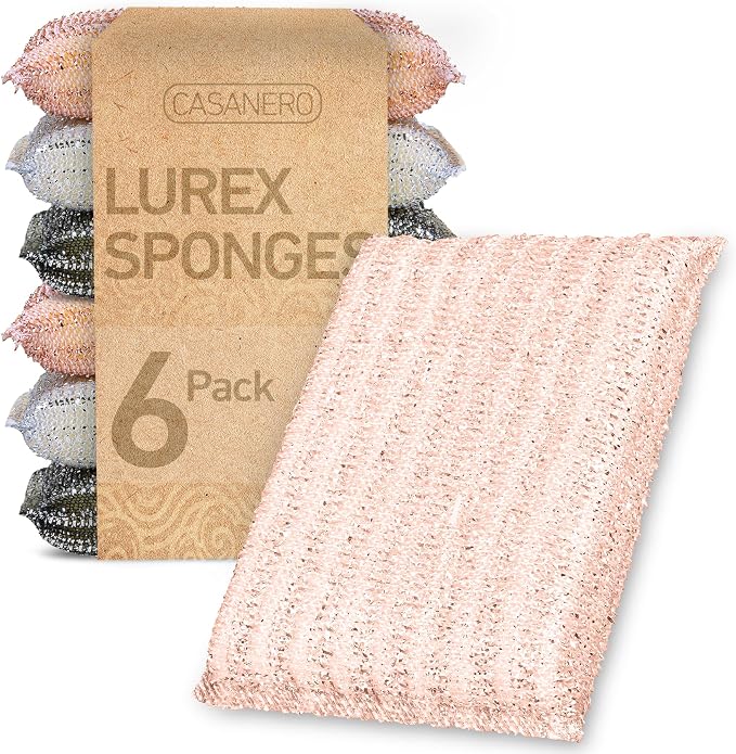 6-Pack Kitchen Scrubbing Sponges, Durable Non Scratch Heavy Duty Multi-Surface by Unknown