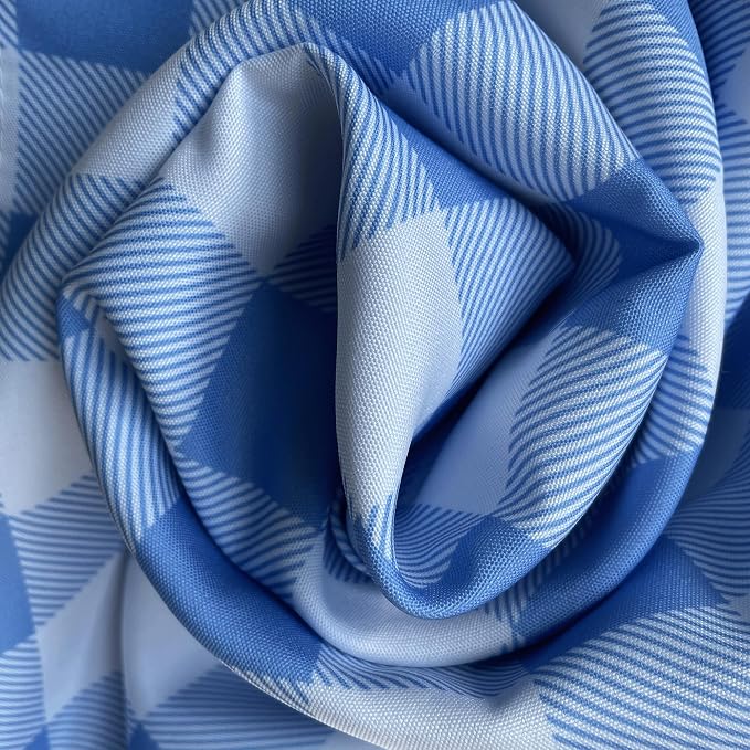 Waterproof Plaid Tablecloth Fabric - Image 7