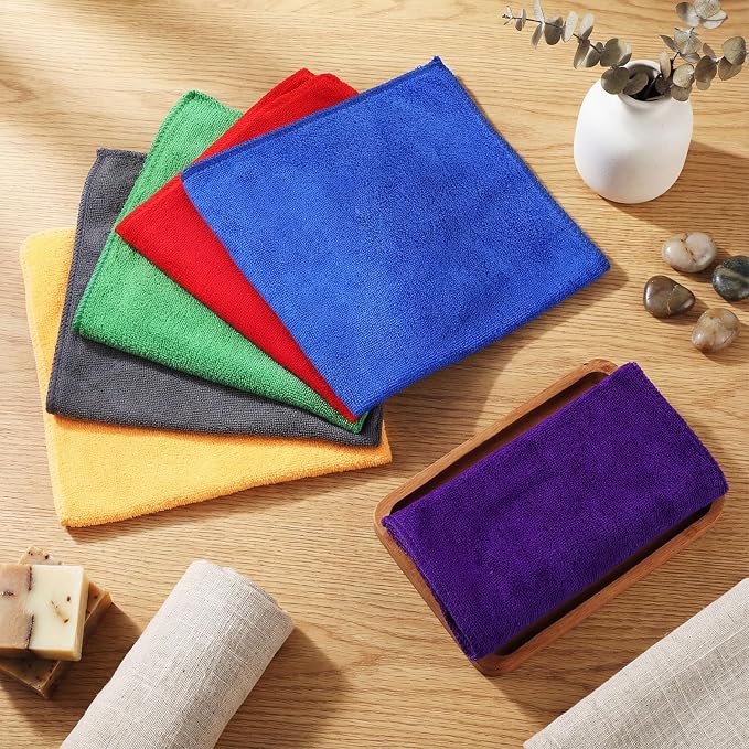 Nuenen 60 Pcs Microfiber Cleaning Cloths - Image 2