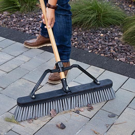 LIBMAN 829 Push Broom with Hard Polymer Support Brace, Heavy-Duty Bristles - Image 4
