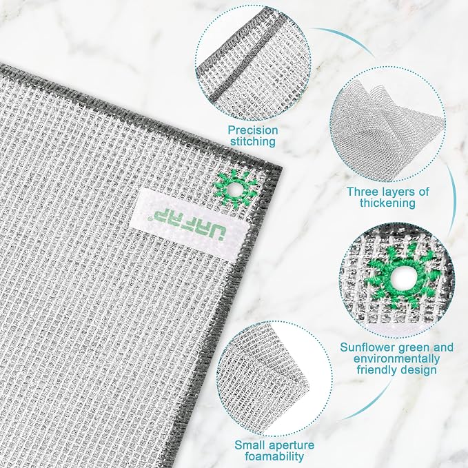 24 PCS Non Scratch Wire Dishcloth, Cleans Fast Without Scratching, Stands Up to - Image 3