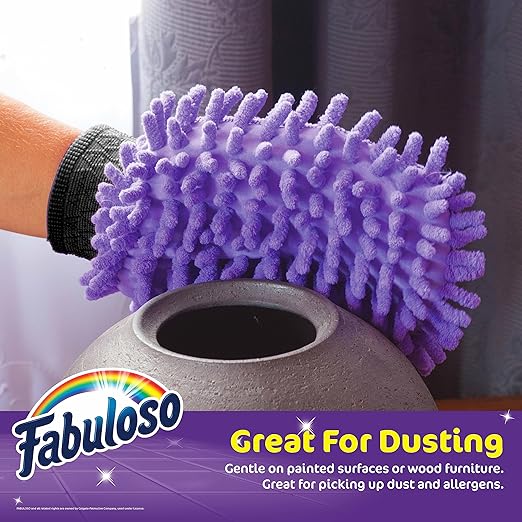 Fabuloso Microfiber Cleaning Mitt Glove, Lint-Free Scratch-Free Dusting and - Image 2