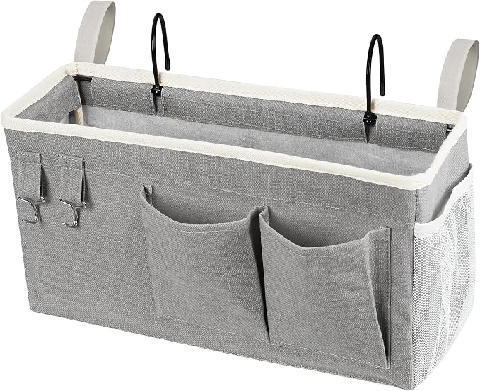 Loghot Bedside Caddy/Bedside Storage Bag Hanging Organizer - Image 8